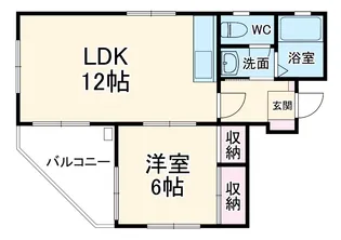 ハイツハーモニー【2階】の間取り