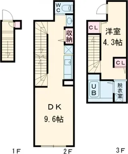 SOLUNA CRACIA OGIKUBOⅢ【2階】の間取り