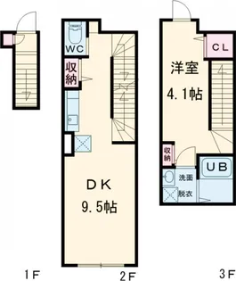 SOLUNA CRACIA OGIKUBOⅢ【2階】の間取り