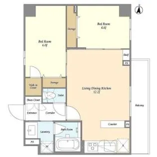 CREATIF日暮里【1階】の間取り