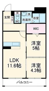 フロイデ【202号室】の間取り