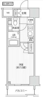 レジディア笹塚Ⅱ【12階】の間取り