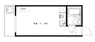 フローラル笹塚【102号室】の間取り