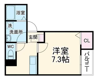 LECOCON弥富Ⅲ【101号室】の間取り