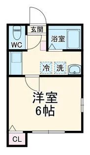 オークランド馬橋【2階】の間取り