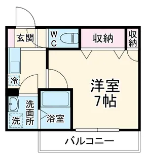 リヴテラス【2階】の間取り