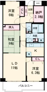 T’s garden府中【3階】の間取り