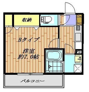 リヴテラス【3階】の間取り