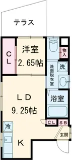 ふーが(風香)北池袋【101号室】の間取り