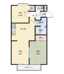 サンビレッジけやき台【1階】の間取り