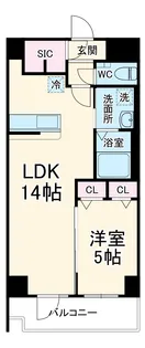 ボンドスクエアー01【3階】の間取り