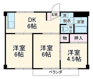 メゾンヴィクトリーB【2階】の間取り