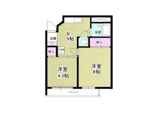 ロックヒルズ10【5階】の間取り