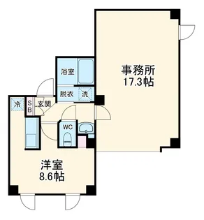 gm TENJIMBASHI【0101号室】の間取り