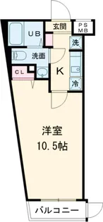レンティーヴァ綾瀬【1階】の間取り