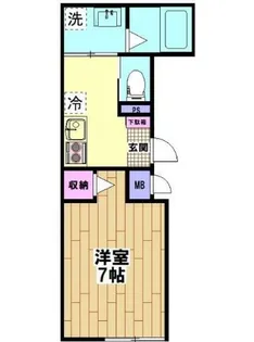 ラピスラズリ南鳩ヶ谷【1階】の間取り