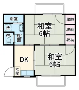 マルナカハイツ【2階】の間取り