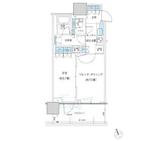 パークシティ柏の葉キャンパス ザ・ゲートタワー ウエスト【1120号室】の間取り