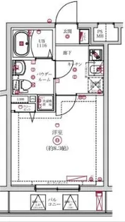 レンティーヴァ綾瀬【3階】の間取り