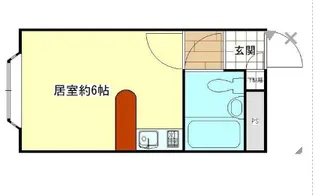 べルピア浦賀第一【103号室】の間取り