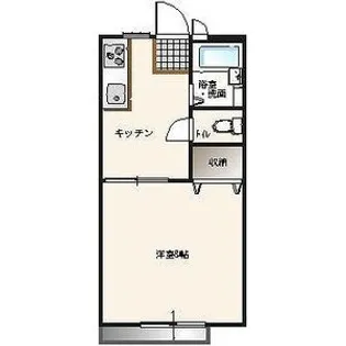 メゾンドオランジュ城東【1階】の間取り