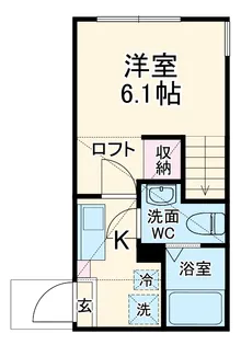 こもれびテラス橋本【1階】の間取り