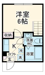 こもれびテラス橋本【2階】の間取り