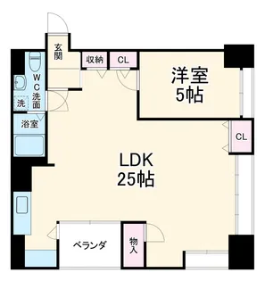 サン市川ハイツ【11階】の間取り
