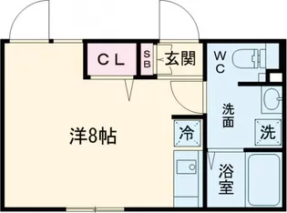 アトリオフラッツ西池袋【4階】の間取り