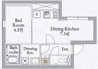 LIVEFLAT高田馬場【3階】の間取り