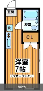 第二香川ハイツ【1F号室】の間取り