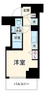 アゼスト横濱吉野町【6階】の間取り