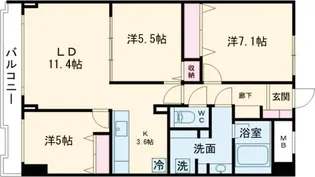 レジディア目白【9階】の間取り