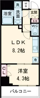 プライムブリス板橋本町【6階】の間取り
