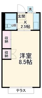 リオグランデ【1階】の間取り