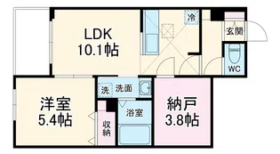 シャルール金沢文庫【3階】の間取り