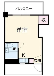 サンライズ48【112号室】の間取り