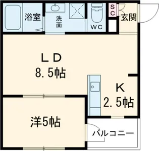 FUJISTA田無【3階】の間取り
