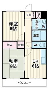 サニーレジデンス第2【3階】の間取り