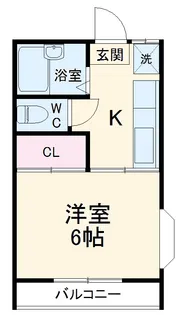 アイリットハイツ第2【1階】の間取り
