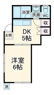 コーポタケダ【1階】の間取り