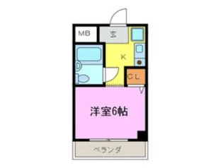 サンヒルズ和泉【313号室】の間取り