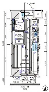 メインステージ北千住Ⅴ【2階】の間取り