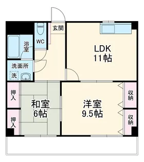 武ビル【2階】の間取り