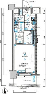 メインステージ浮間公園【303号室】の間取り