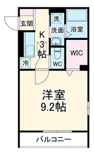 クレスト原際【1階】の間取り