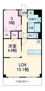 タウラス クレイン【4階】の間取り