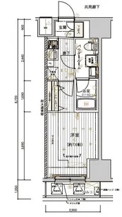 メインステージ十条Ⅱ【12階】の間取り