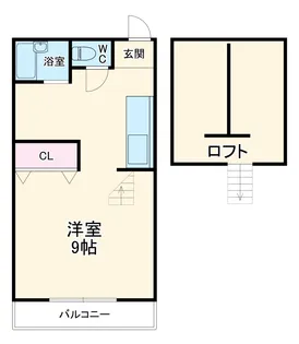 フレンズセドリック【1階】の間取り