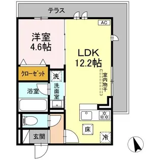 フレジェ【2階】の間取り